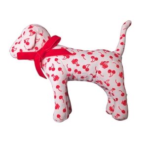 Victoria's Secret PINK Galentine's Day Cherry Mini Dog NWT